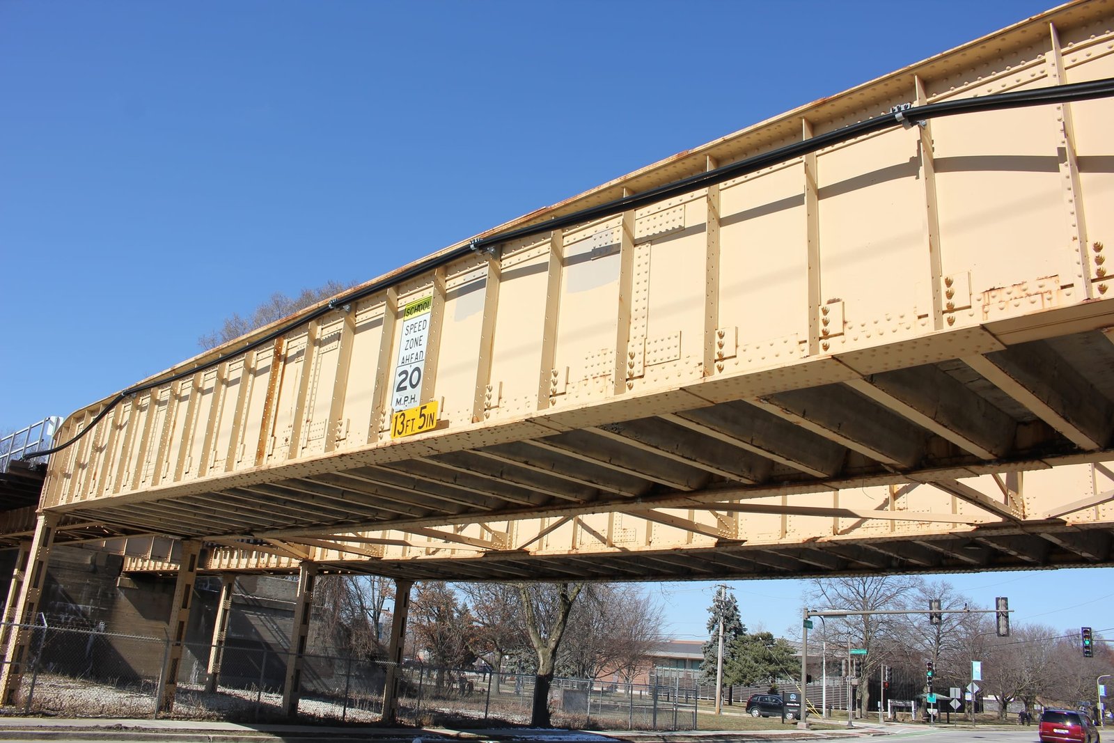 CTA Yellow Line - Dodge Avenue Bridge