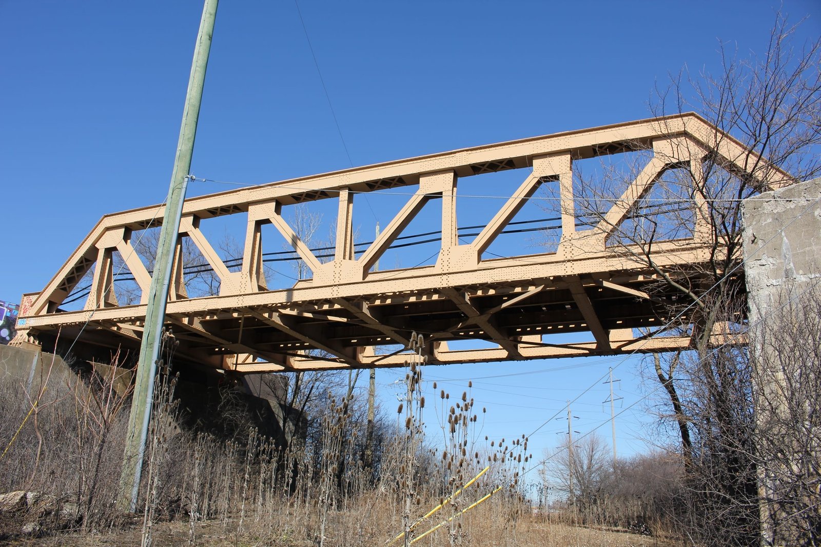 CTA Yellow Line - North Shore Channel Bridge