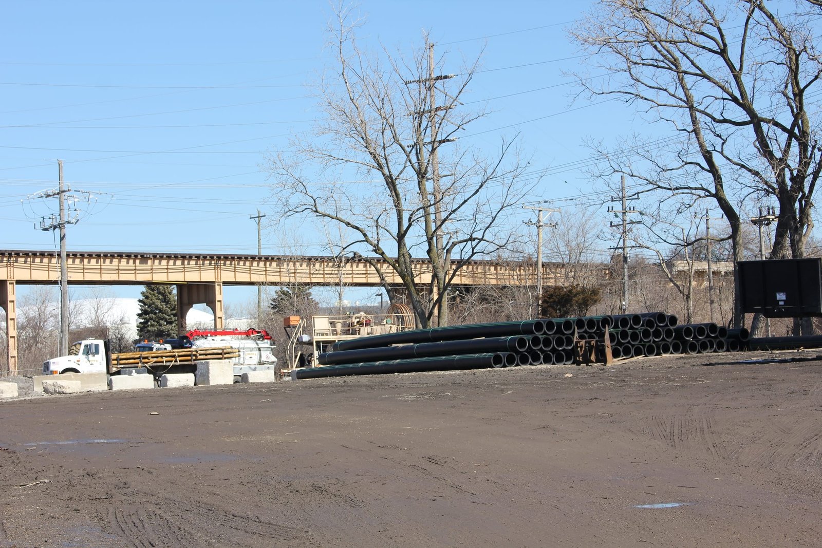 CTA Yellow Line - North Shore Channel Bridge