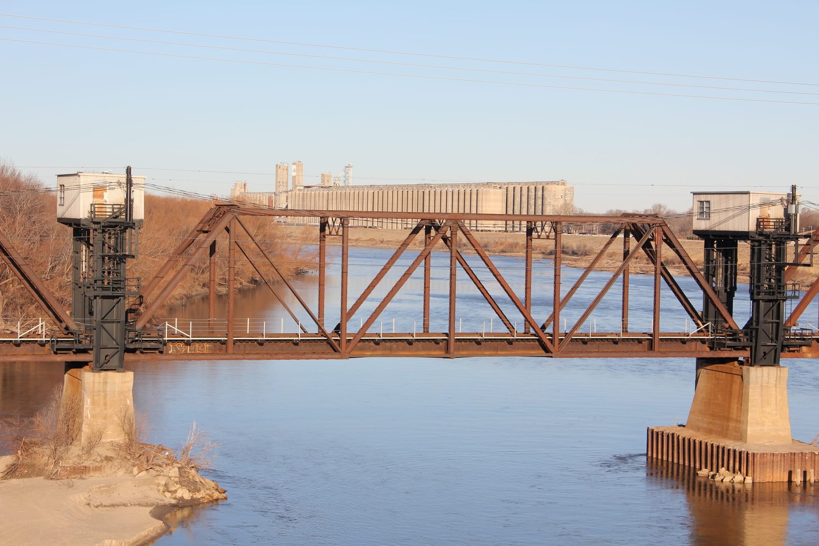 Topeka Railroad Bridge (West)