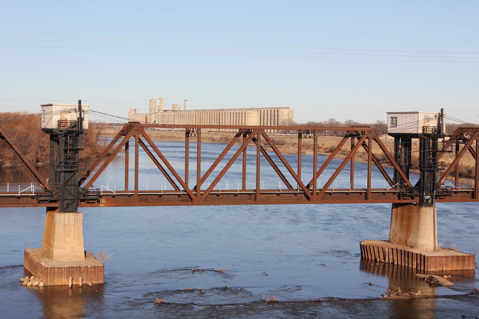 Topeka Railroad Bridge (West)