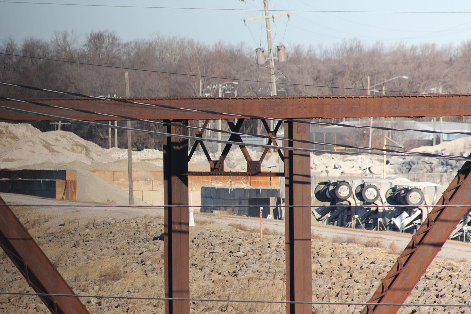 Topeka Railroad Bridge (West)