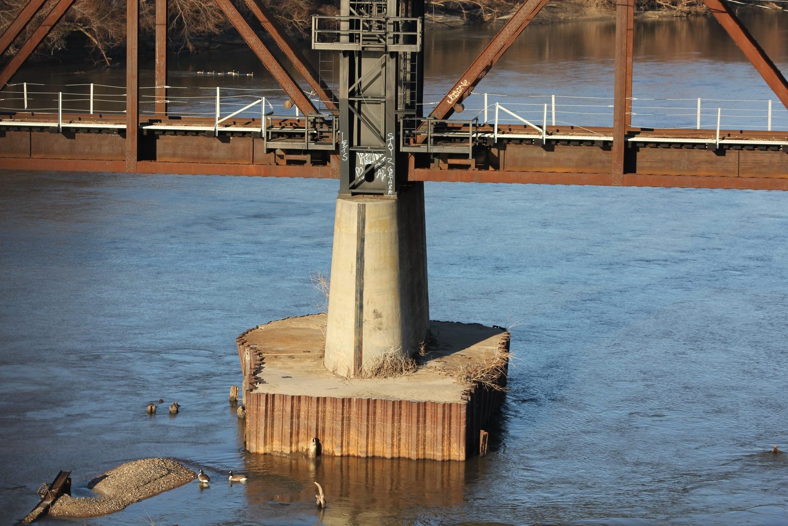 Topeka Railroad Bridge (West)