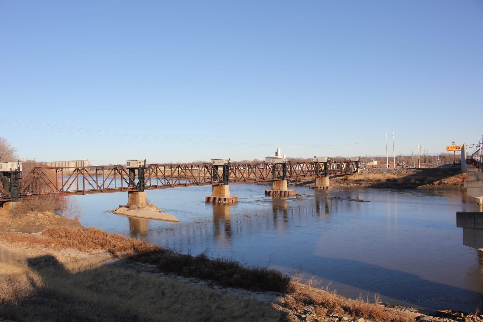 Topeka Railroad Bridge (West)