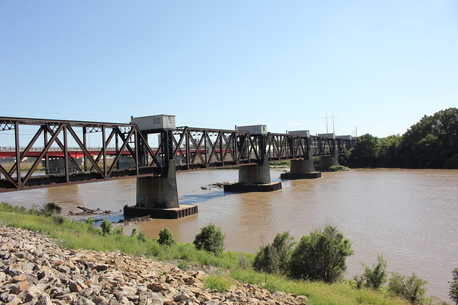 Topeka Railroad Bridge (West)